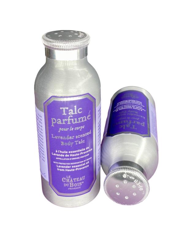 Talk für den Körper mit feinem ätherischem Lavendelöl - Pulverflasche - 50 g