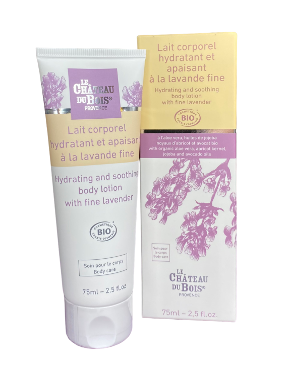 Nourishing body lotion for a smooth effect with fine lavender