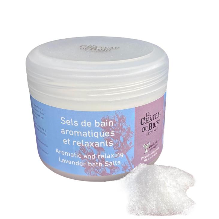 Relaxing aromatic bath salts with fine lavender 10.5 oz.us
