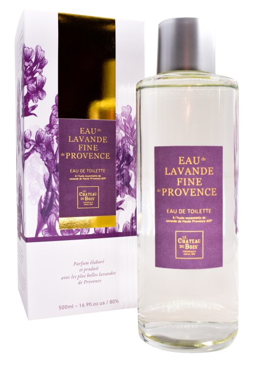 Eau de toilette with fine lavender from Provence 500ml
