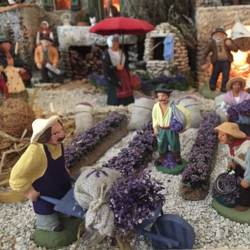 LA creche de Noël en Provence