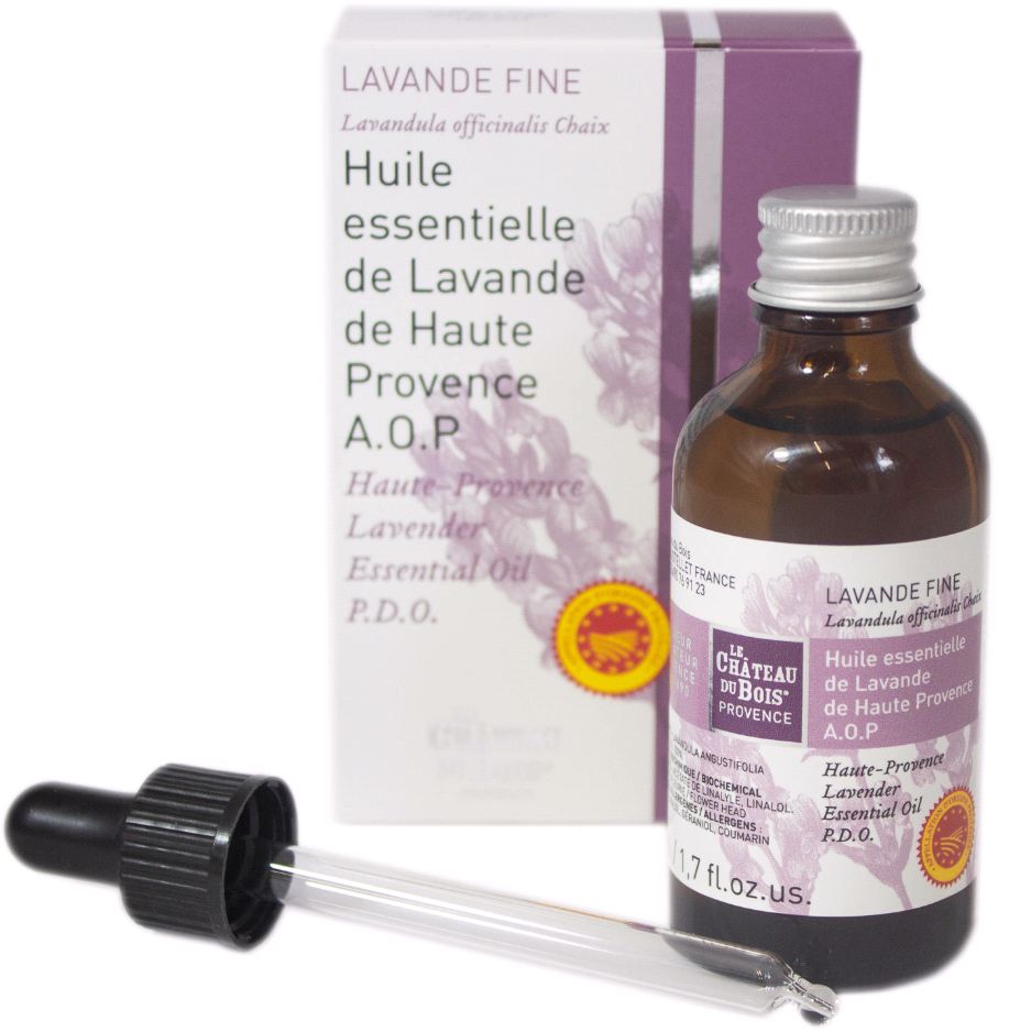 Genuine French Fine Lavender Essential Oil PDO label - 50ml / 1.7oz
