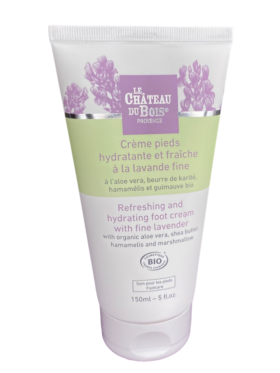 Ultra-rich and tonic foot cream with fine lavender
